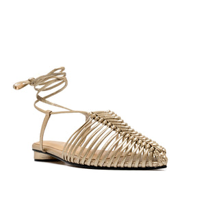 LETHA GOLD SANDALS