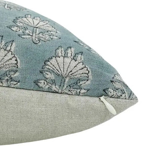 Decorative Hand Made Block Printed Boho Pure Linen Pillow Cover- Chatri