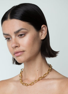 1993 Gold Chain Link Necklace