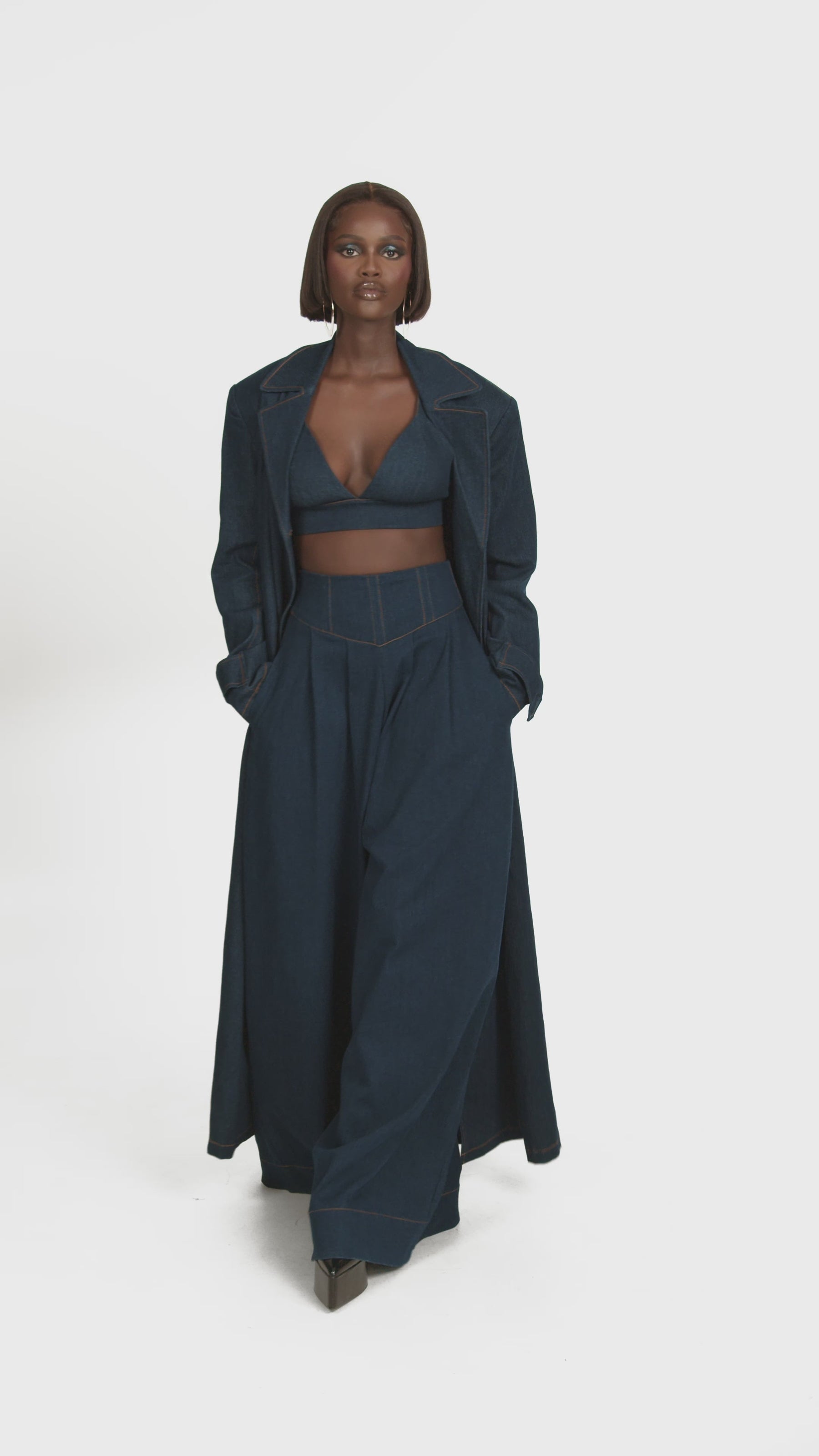 Denim ONO Trench jacket
