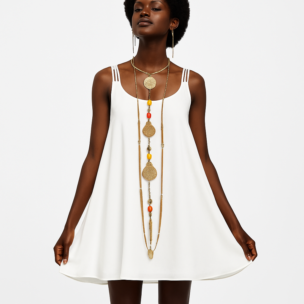 Lijoki Luxe Cultural Statement Necklace