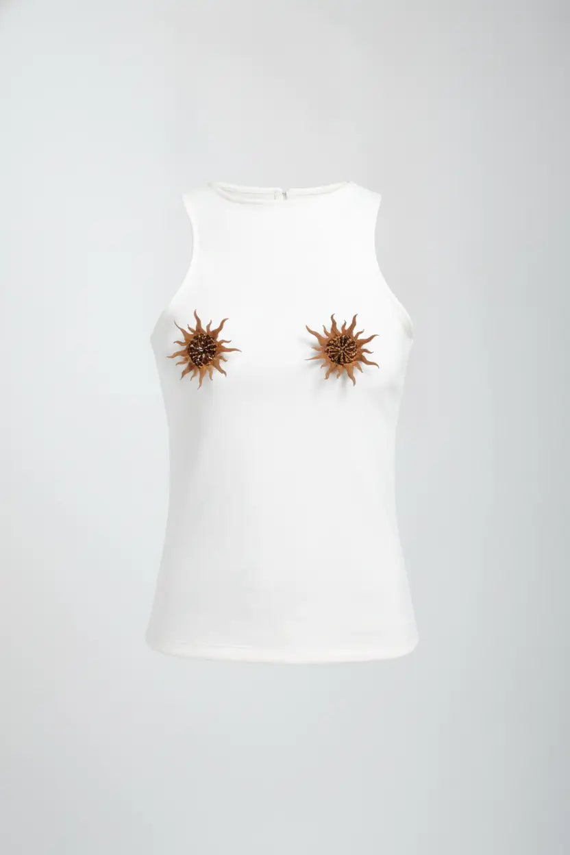 Boia Gilded Sun Rib Tank