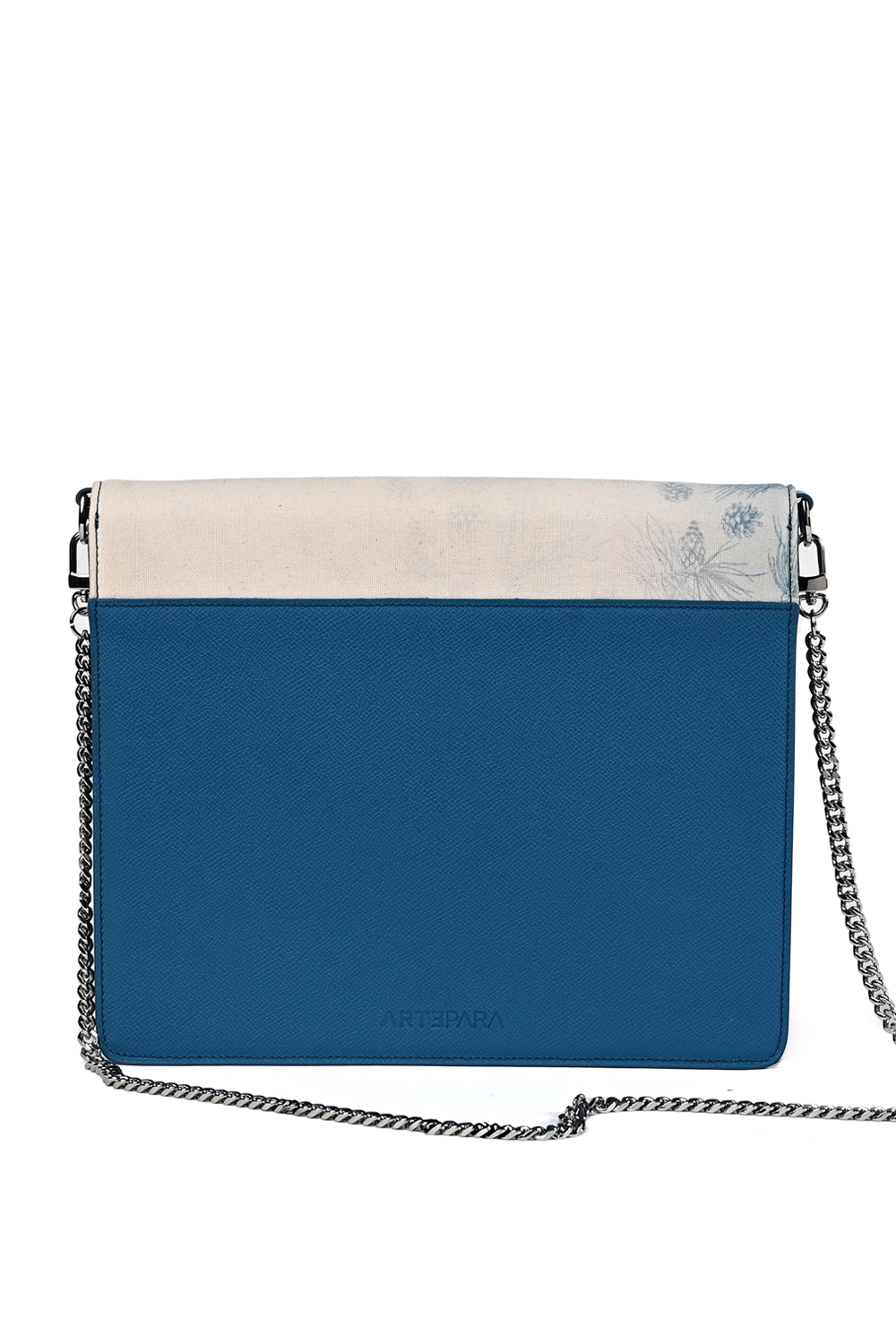 Artepara Winter Signature Hand-Embroidered Leather Clutch