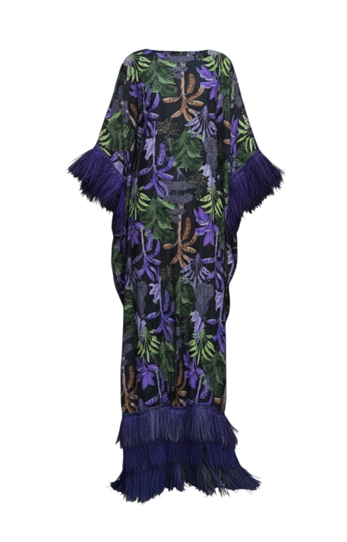 ABENI RAFFIA DRESS WITH INVISIBLE BELT