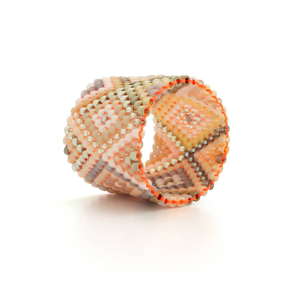 COLOR GEOMÉTRICO Miyuki Beaded Ring