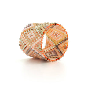 COLOR GEOMÉTRICO Miyuki Beaded Ring