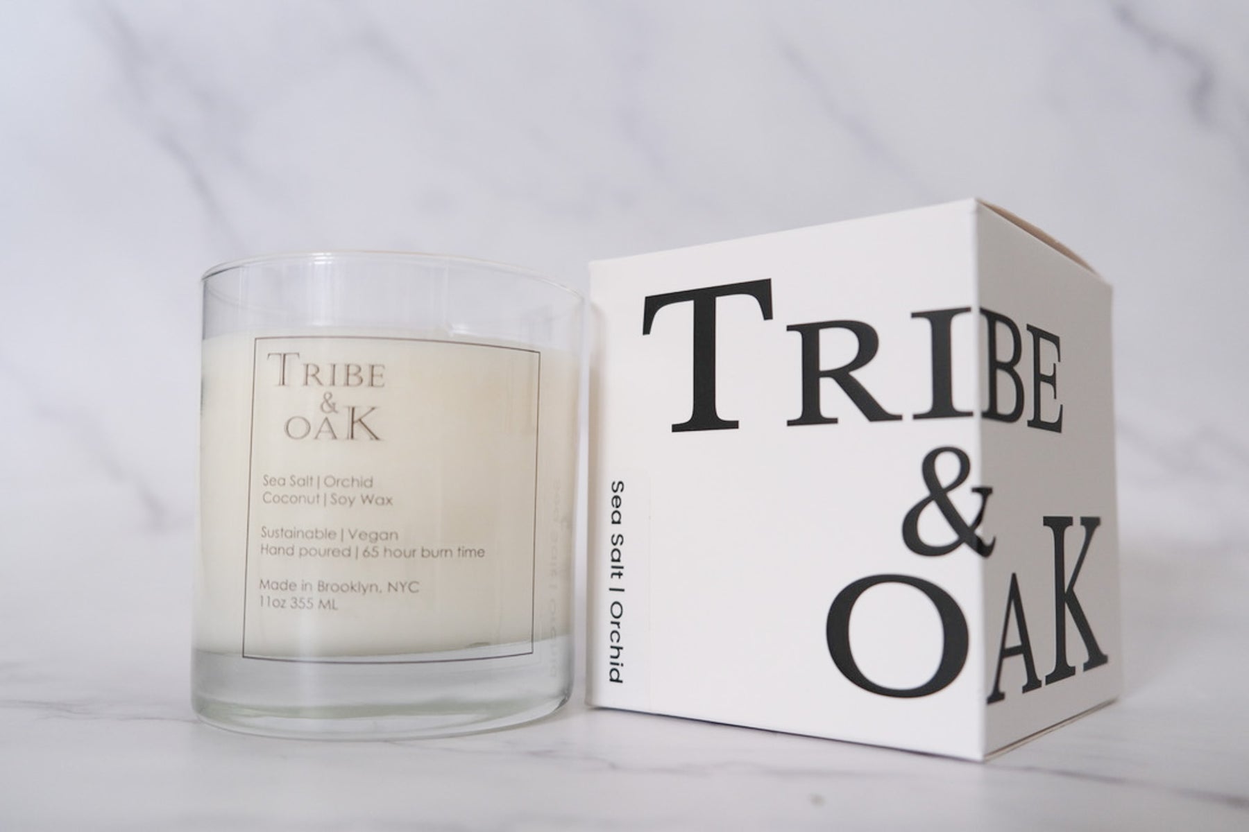 Sea Salt Orchid Coconut Soy Candle