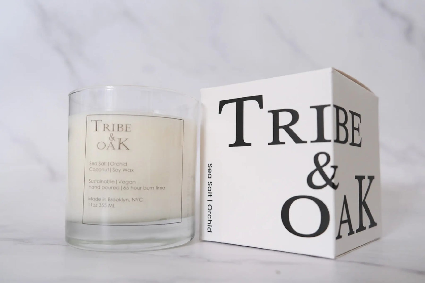 Sea Salt Orchid Coconut Soy Candle