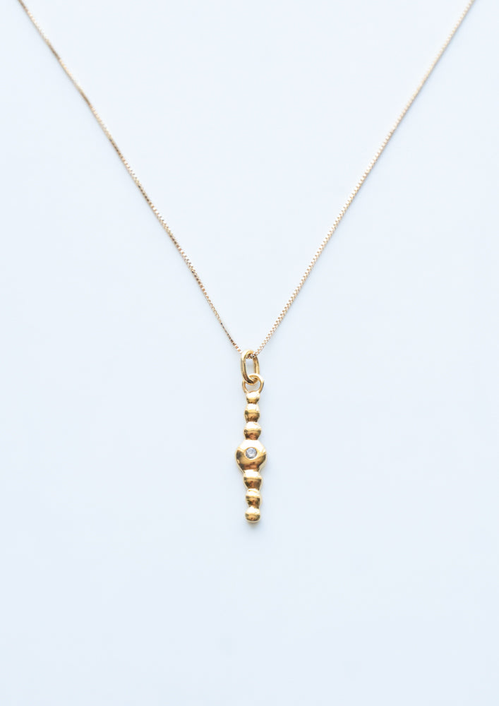 : /AH-MI/ Friendship & Travel 24K Lariat Necklace