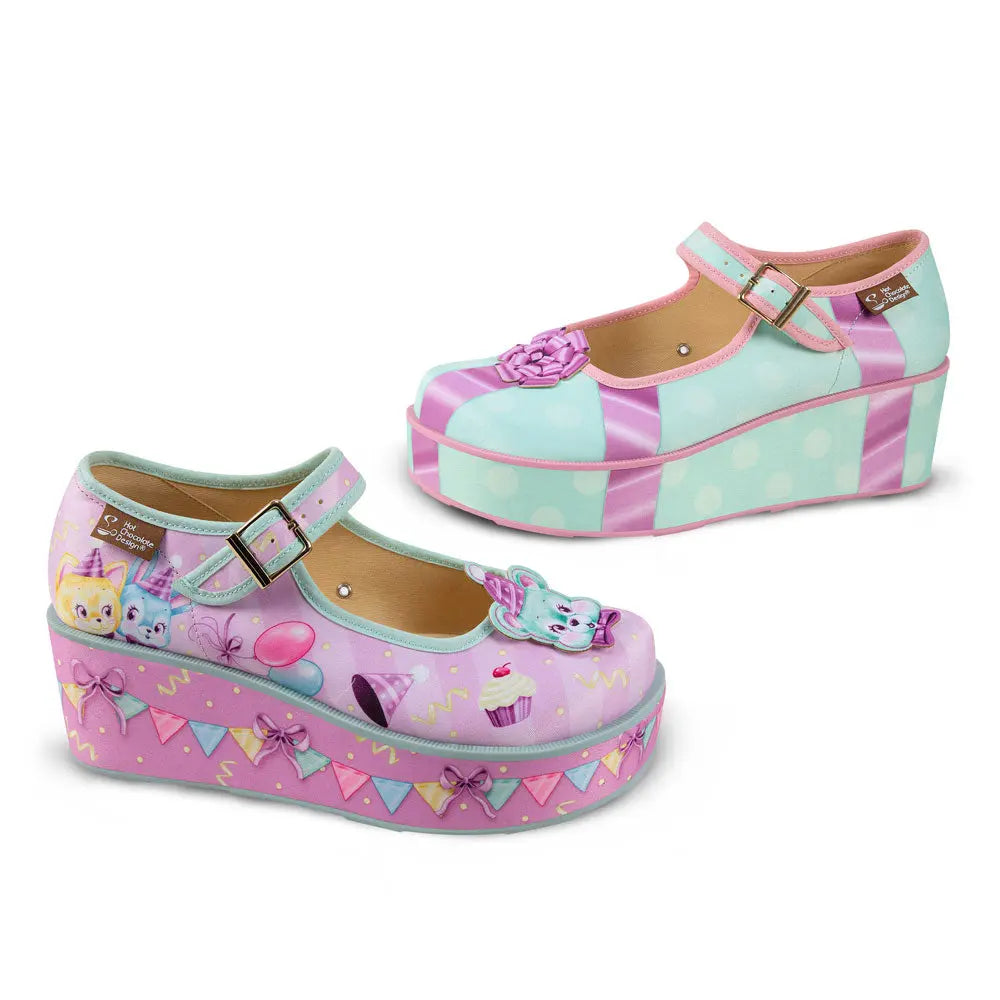 Birthday Buddies Women's Mary Jane Platforms