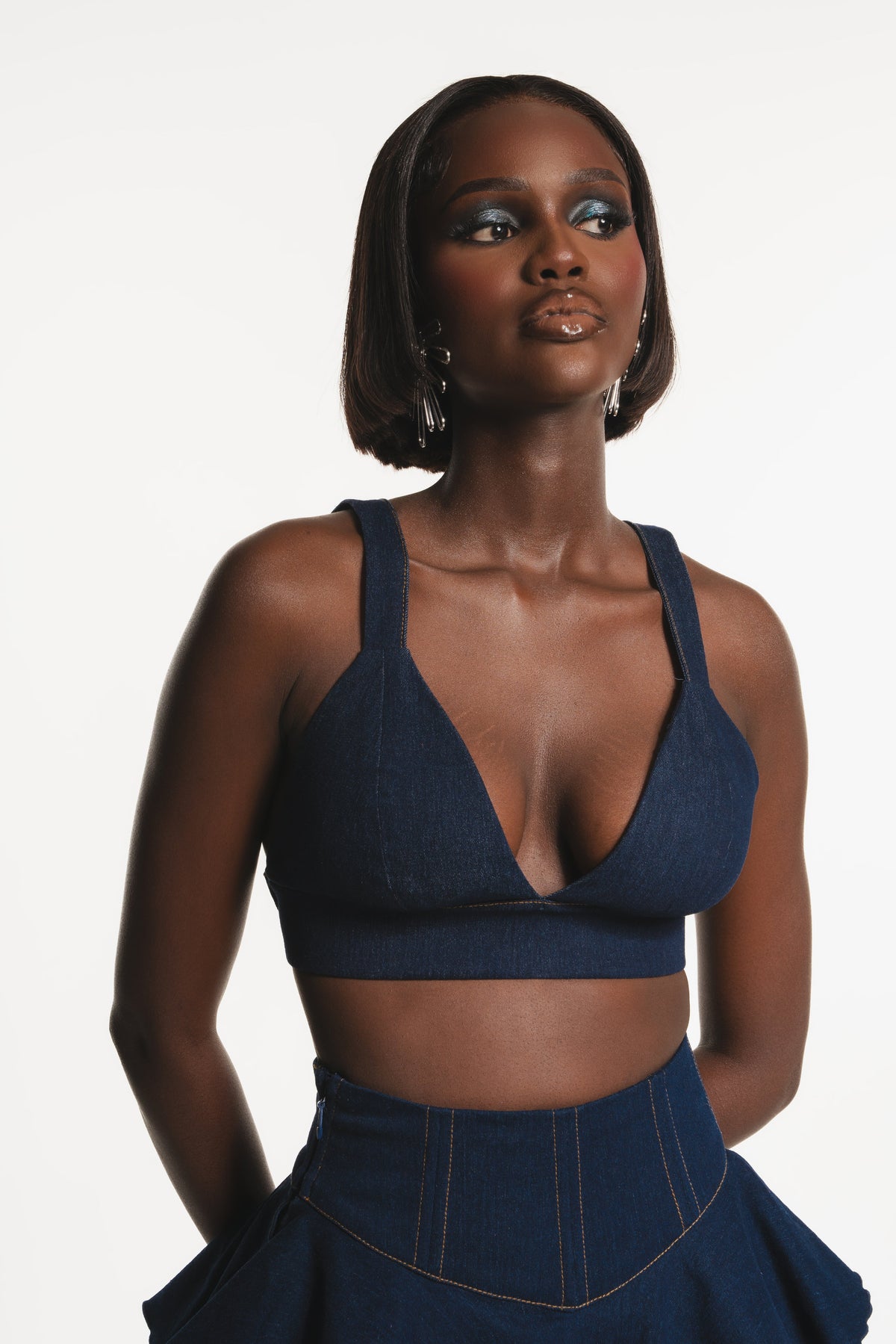 Denim AZURE Bra Top