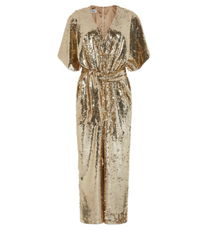 Wide Leg Sequin Palazzo Jumpsuit