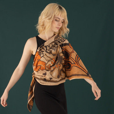 Tigers and Monkeys Sarong