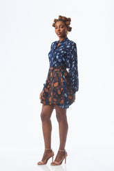COCOYAM BUTTON DOWN BLOUSE