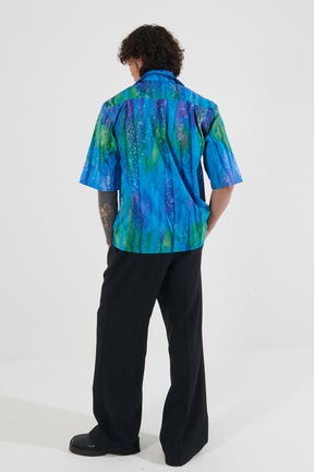 Ganvie Sun-Printed Camp Collar Shirt