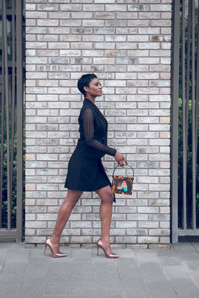 Naserian Acrylic Top Handle Bag