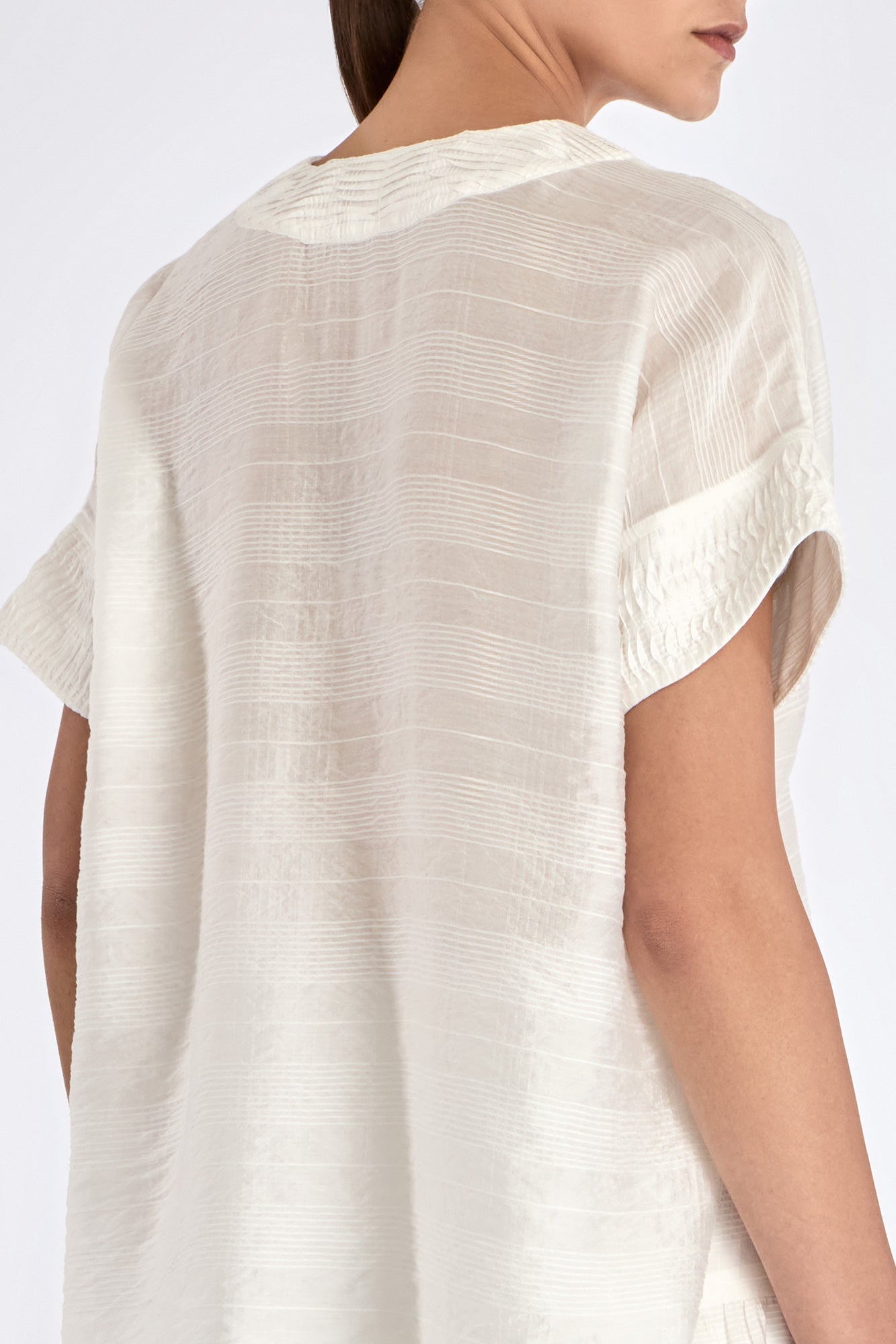 Ivy V-Neck Blouse | Off White