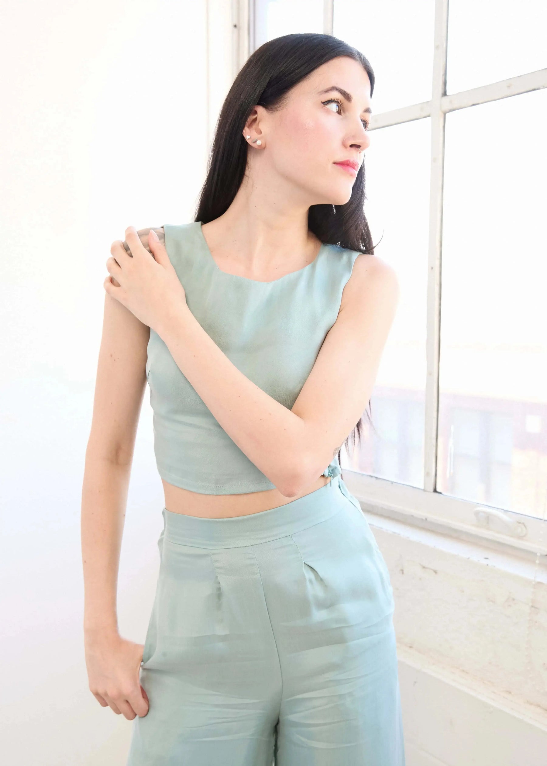 Culottes In Cupro