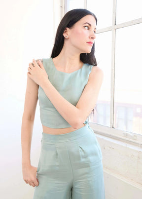 Culottes In Cupro