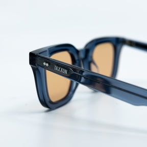 Zid Sunglasses with Onyx Frame & Brown Lens