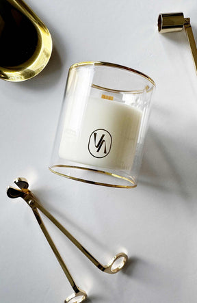 Ganja Suede Scented Candle with Wood Wick