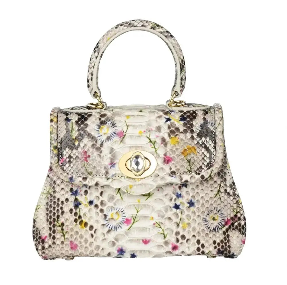 Luxe Artisanal Crocodile Leather Handbag | Heirloom Elegance