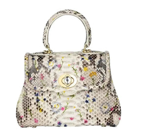 Luxe Artisanal Crocodile Leather Handbag | Heirloom Elegance