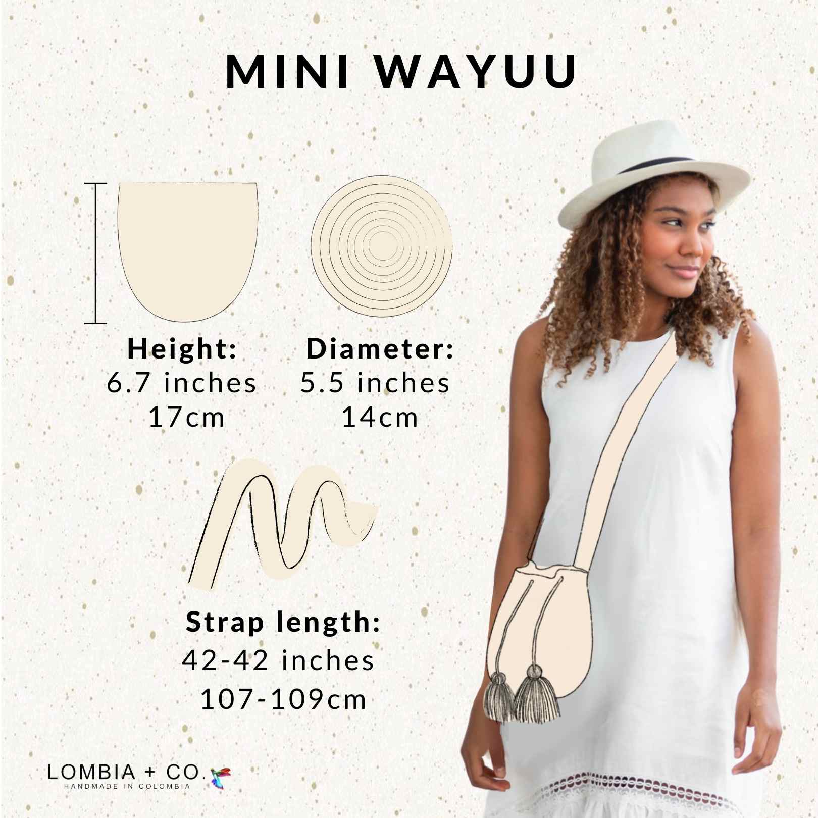 Mustard Mini Wayuu Bag