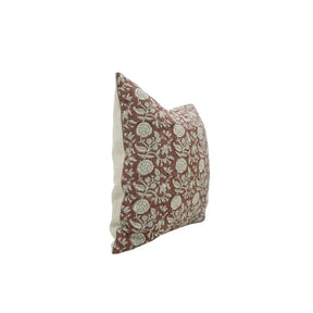 Indian Block Print Handmade Thick Linen Cushion Cover - Shilong