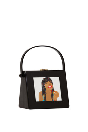 Désirée Acrylic Top Handle Bag