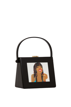 Désirée Acrylic Top Handle Bag