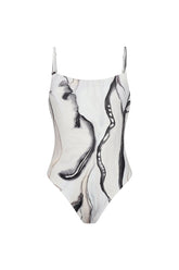 TIERRA One Piece Print Blanco