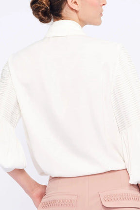 Tilsa Artisan Detail Blouse | Off White