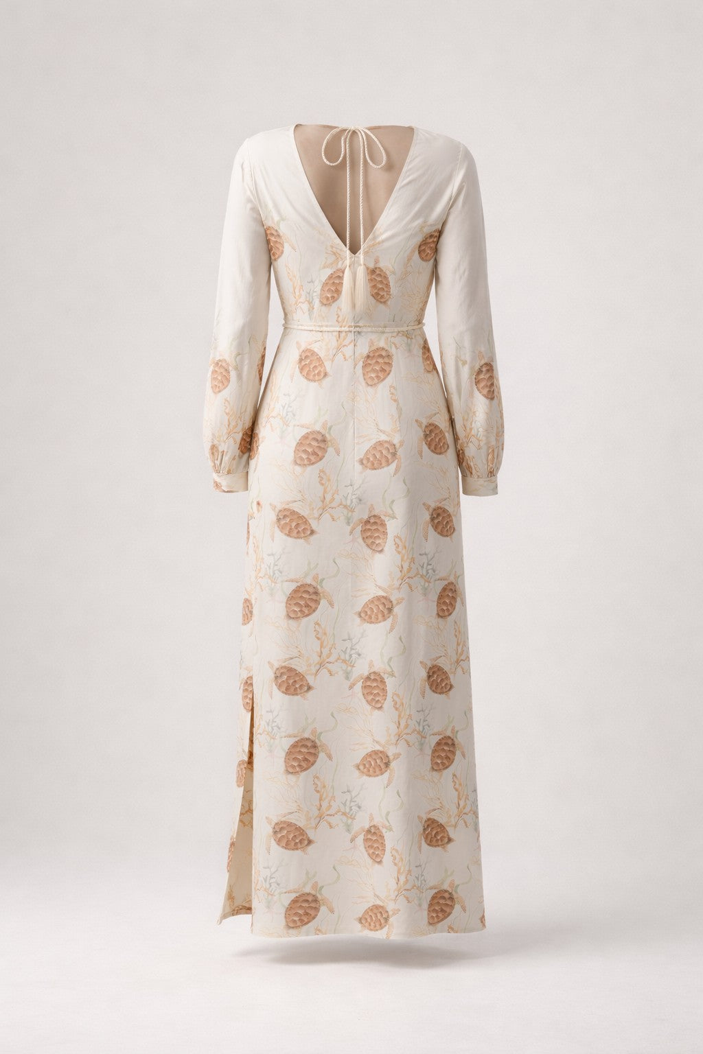 Maroa Linen-blend Printed Maxi Dress