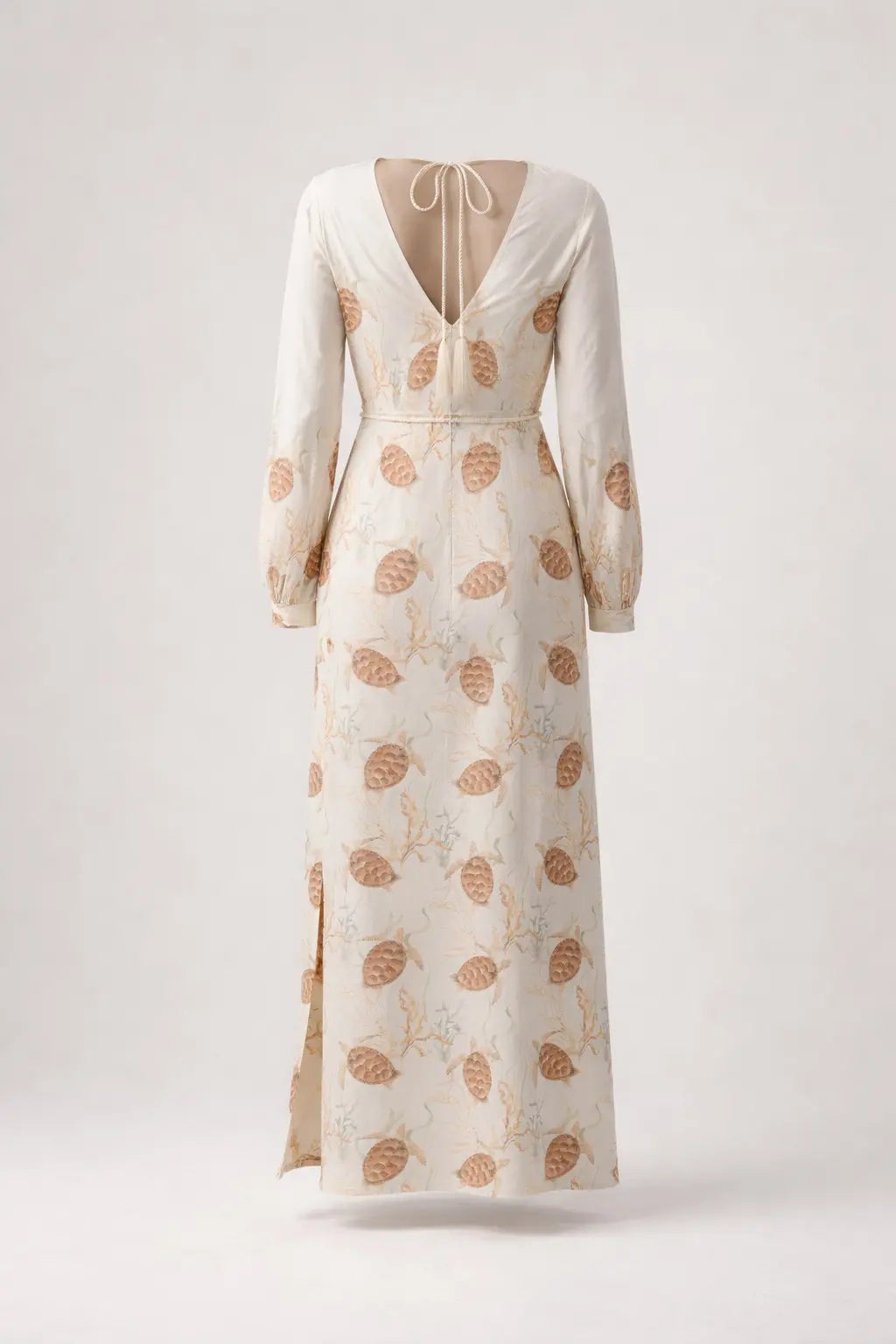 Maroa Linen-blend Printed Maxi Dress