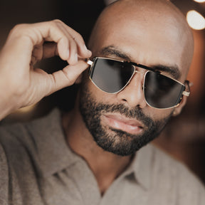 Five-O Sunglasses with Havana Frame