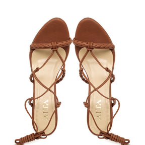 SUSSANA COGNAC SANDALS