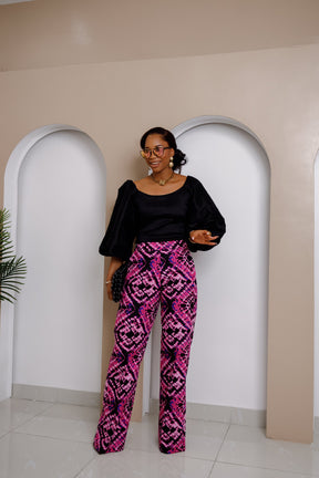 Ugwukaego Ankara Wide-Leg Pant