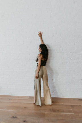 VEDA – Silk Pants – Bi color