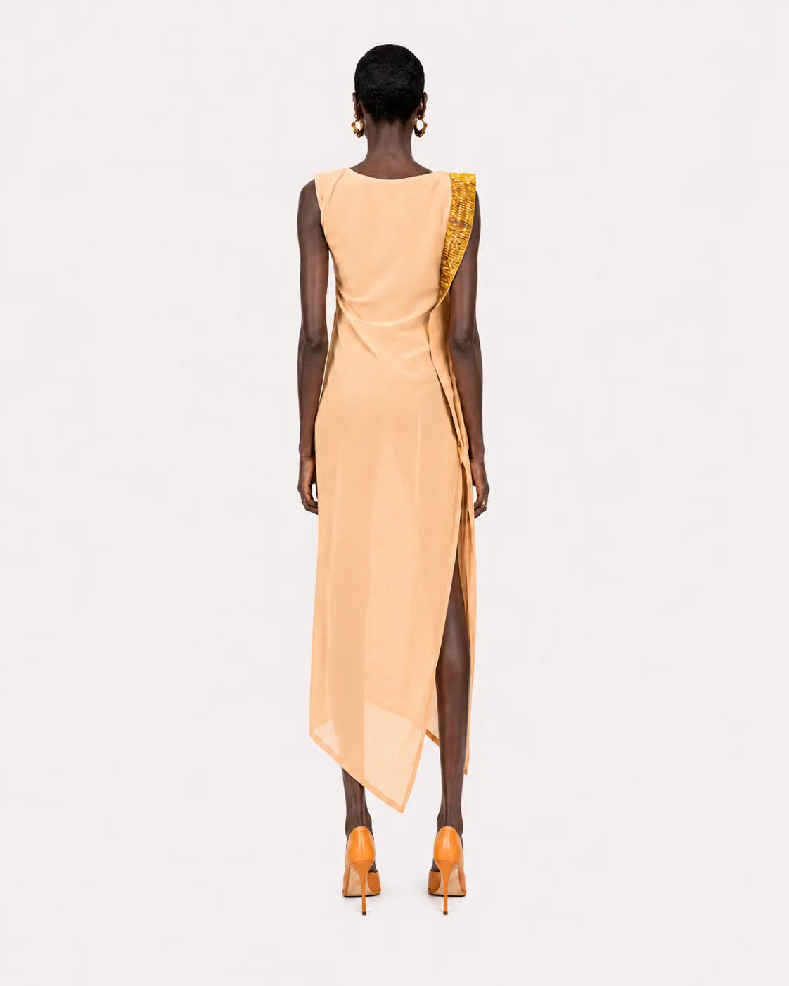 The Aurelia Beaded Silk Chiffon Gown