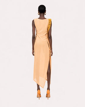 The Aurelia Beaded Silk Chiffon Gown