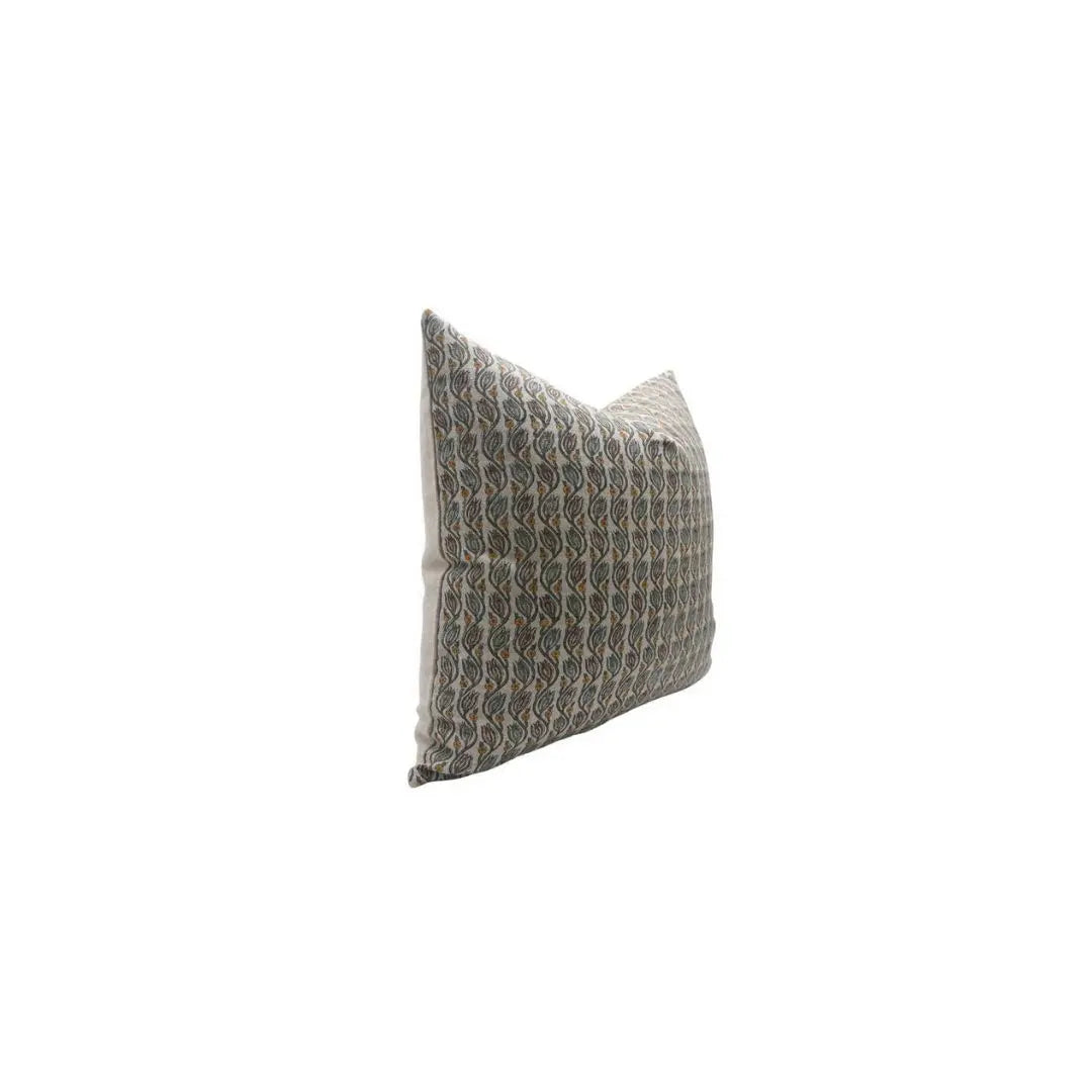Boho Design Thick Linen Block Print Cushion Cover- Kersangri