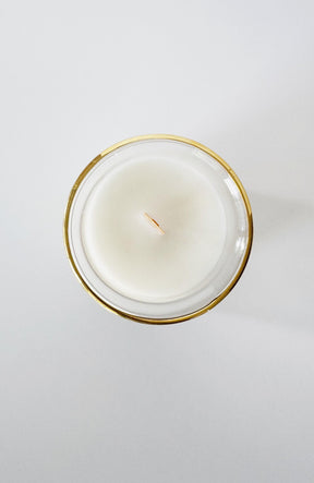 Limpopo Peach Scented Candle With Wood Wick