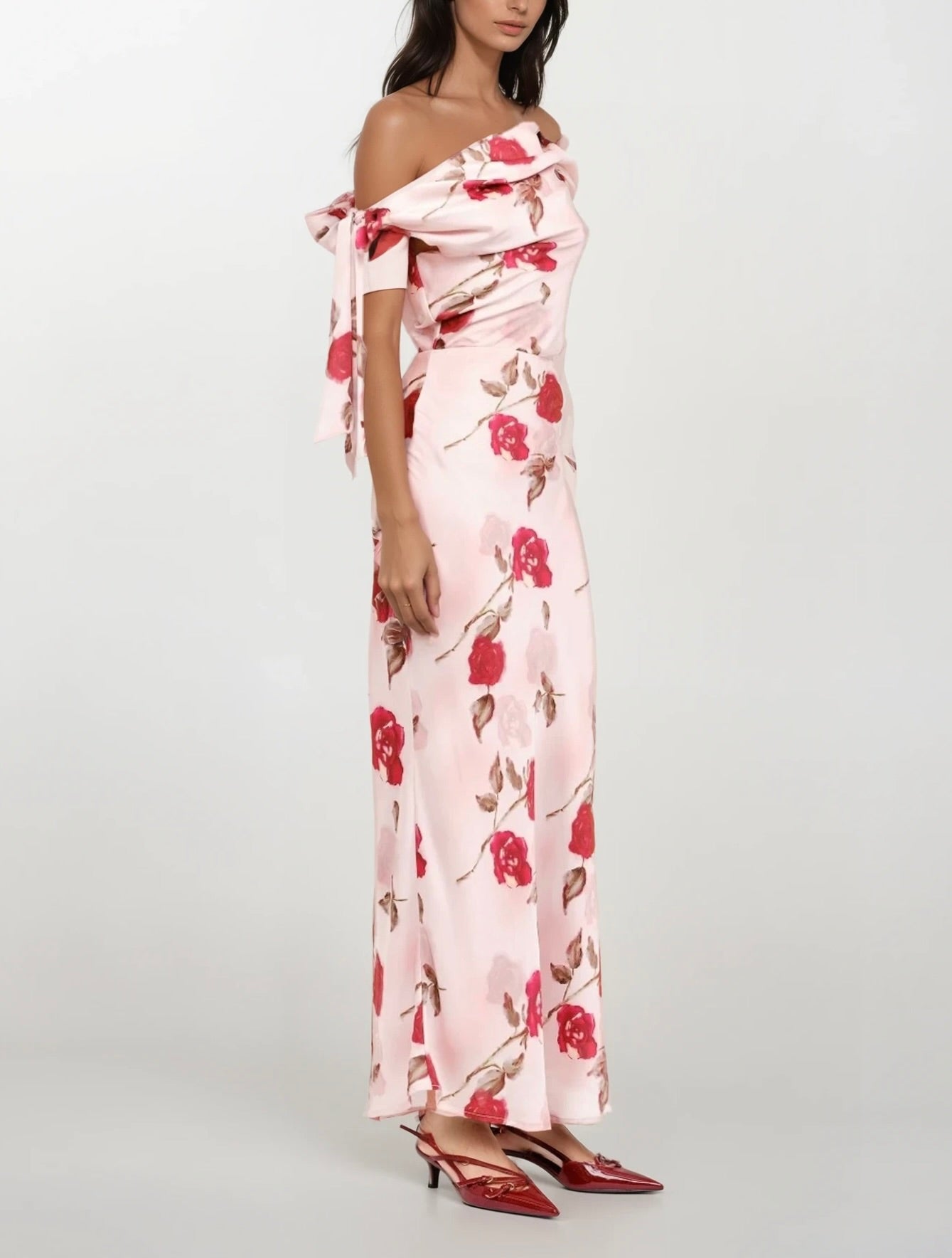 Rosella One-Shoulder Gown