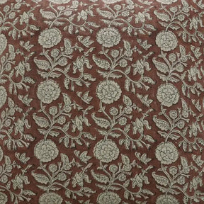 Indian Block Print Handmade Thick Linen Cushion Cover - Shilong