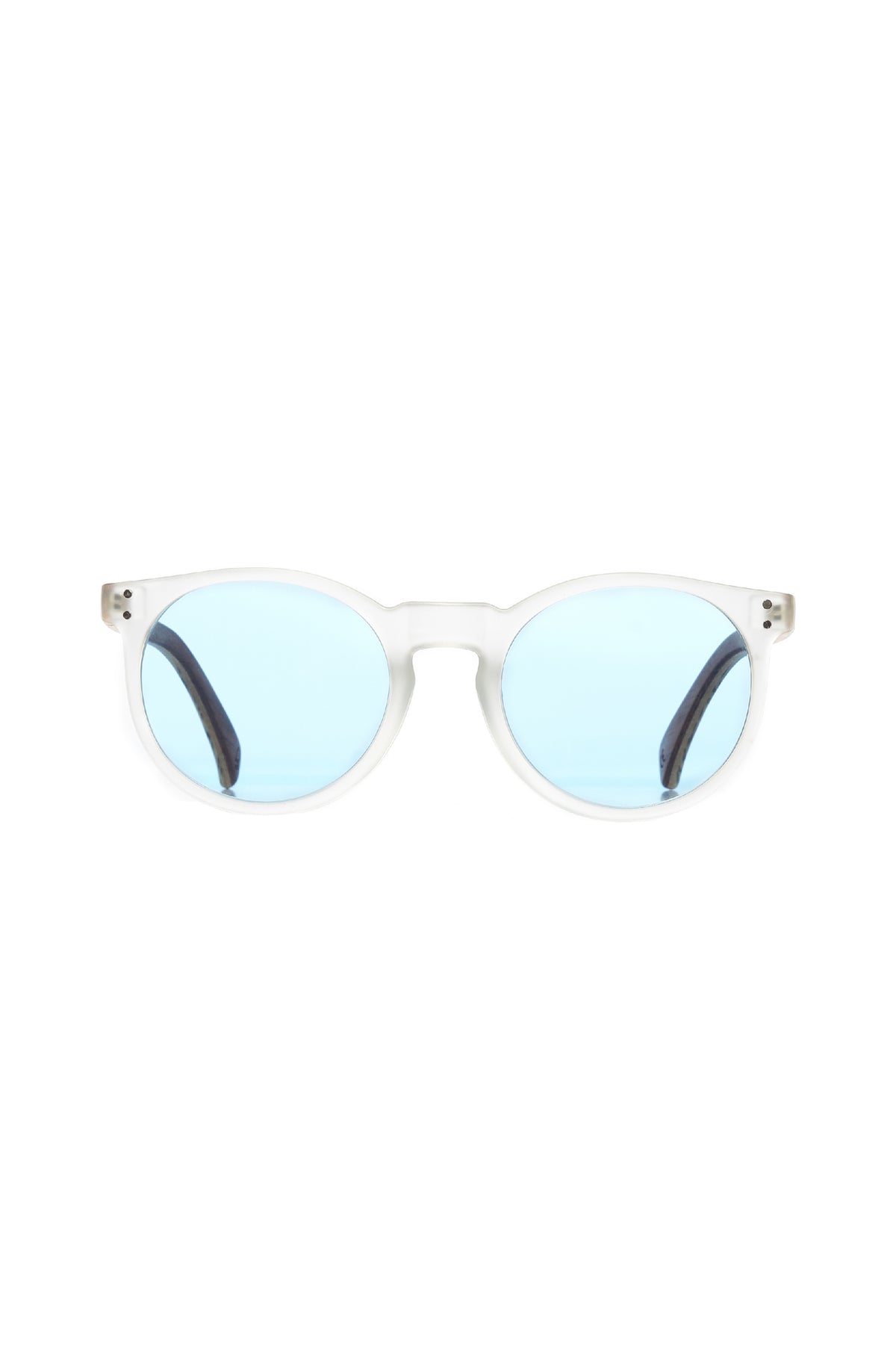 Aqua Wooden Sunglasses - INTI