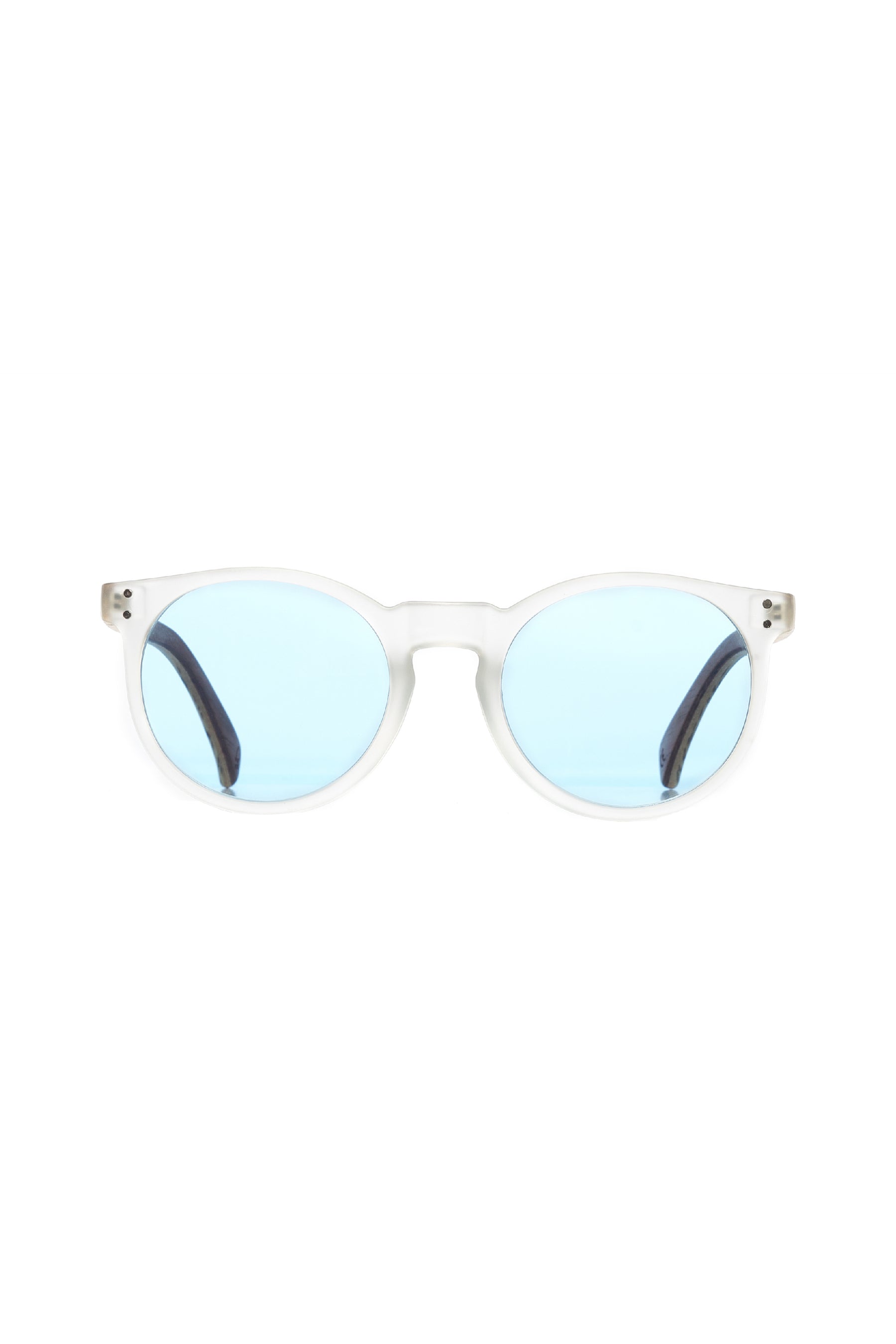 Aqua Wooden Sunglasses - INTI