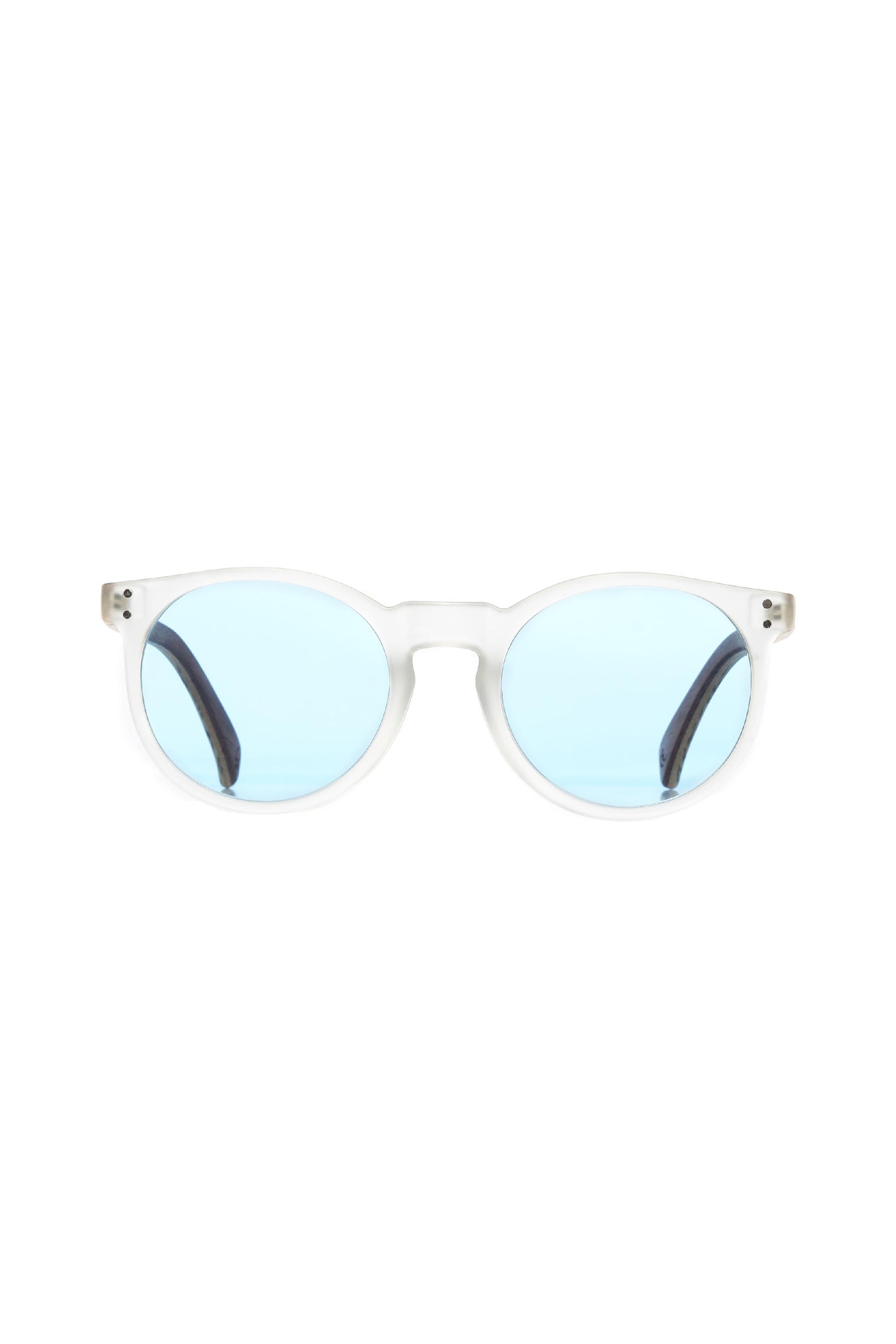 Aqua Wooden Sunglasses - INTI