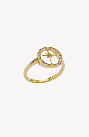 Adoring Star Compass Ring