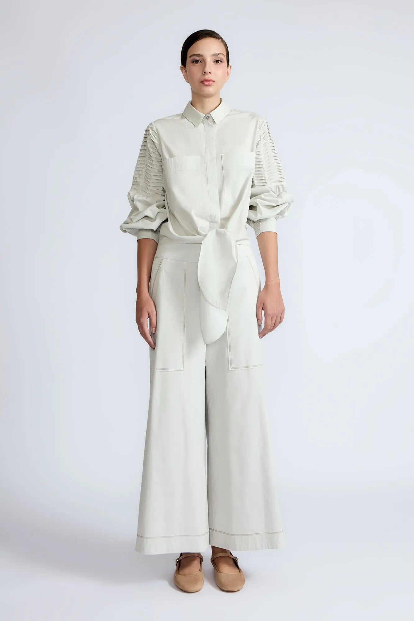 Ansley Blouse | Silver